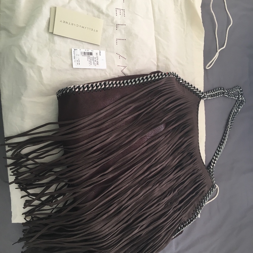 Brand new Stella McCartney Falabella fringe tote